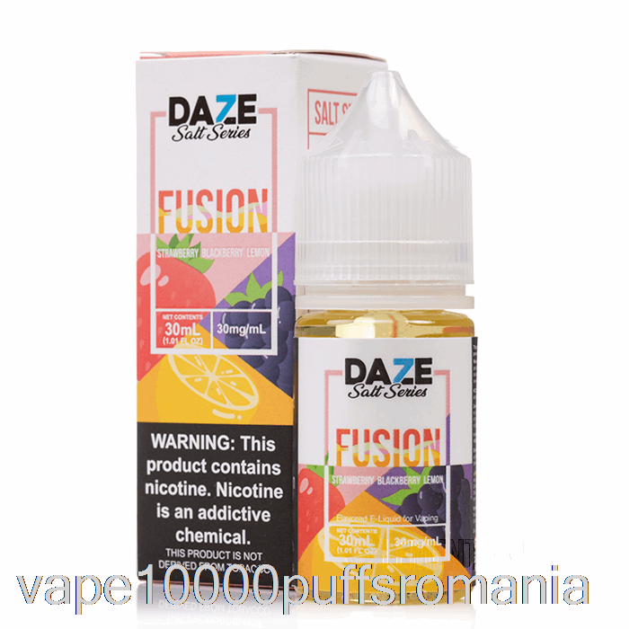 Vape Romania Capsuni Mure Lamaie - 7 Daze Fusion Sare - 30ml 50mg